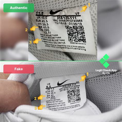 fake nike vs original|how to identify nike sneakers.